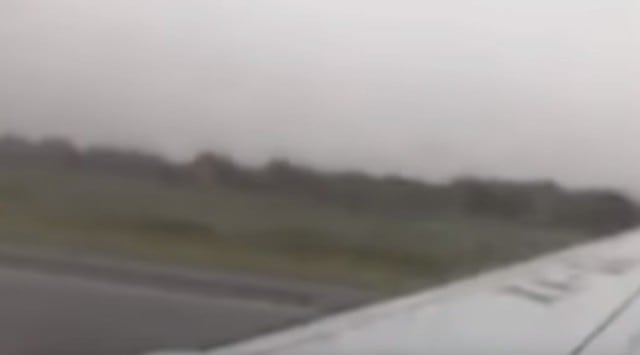Pasajero grabó momento del accidente del avión de Aeroméxico en Durango