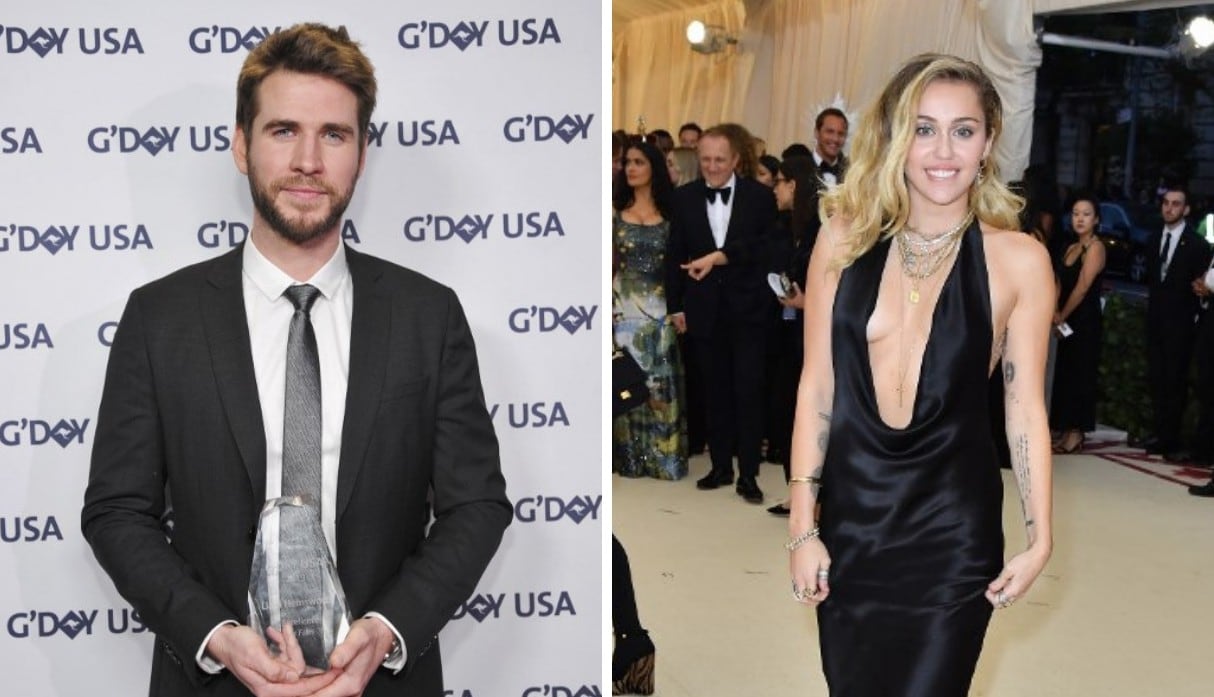 Liam Hemsworth revela que Miley Cyrus cambió su apellido al casarse (Foto: AFP)
