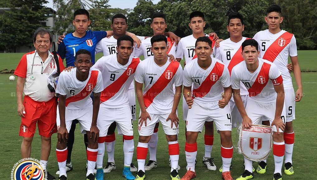 Selección peruana: Sub 17 utilizó camiseta Marathon