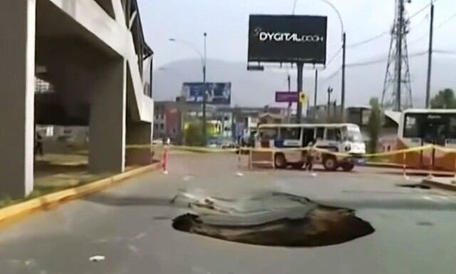San Juan de Lurigancho: Temor por aparición de forados cerca de estación del Metro de Lima
