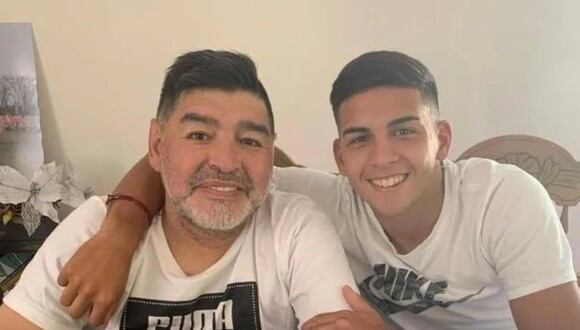 Hernán López es sobrino nieto de Maradona. (Foto: Instagram)