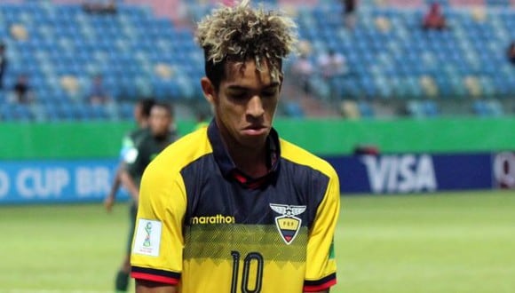 Johan Mina fue el goleador del Sudamericano Sub-17 del 2019, con 6 anotaciones. (Foto: Federación Ecuatoriana de Fútbol)
