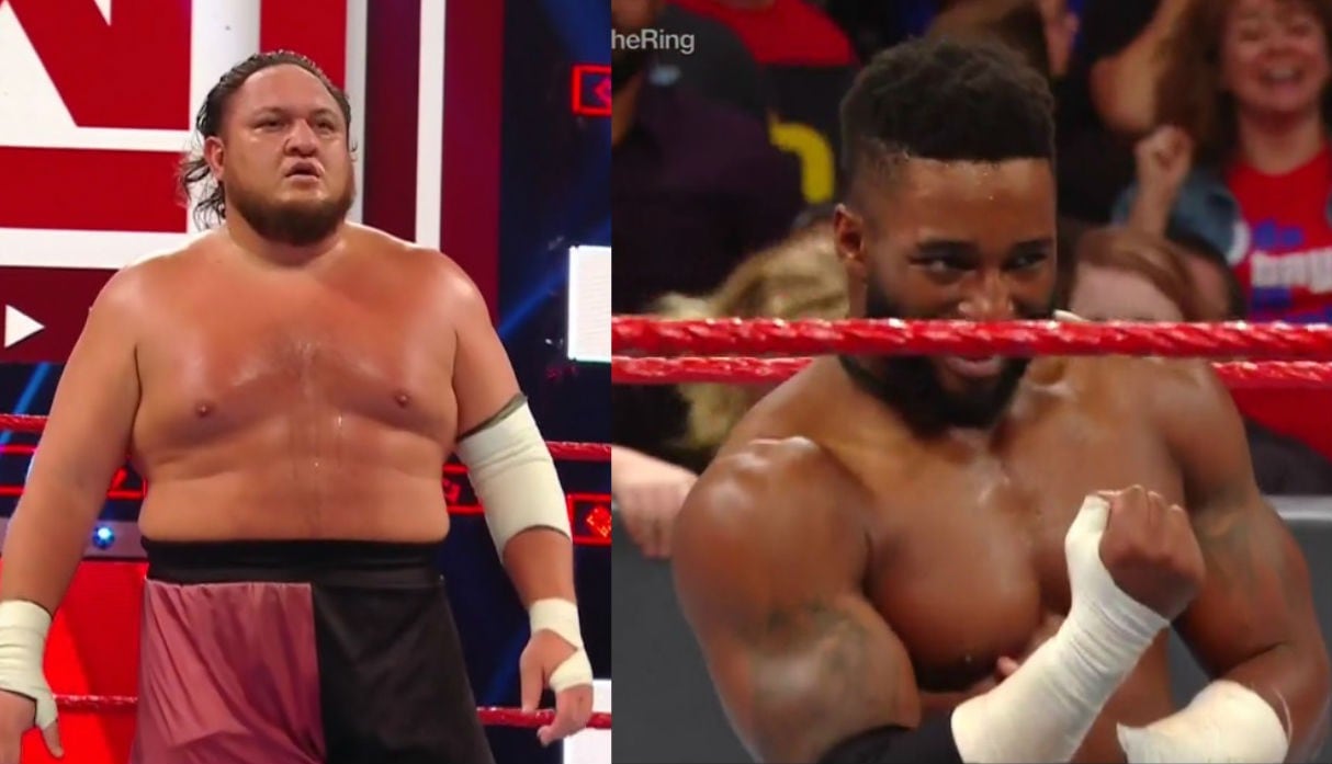 Samoa Joe y Cedric Alexander siguen en carrera en el  Rey del Ring de WWE. (Captura Fox Sports 2)