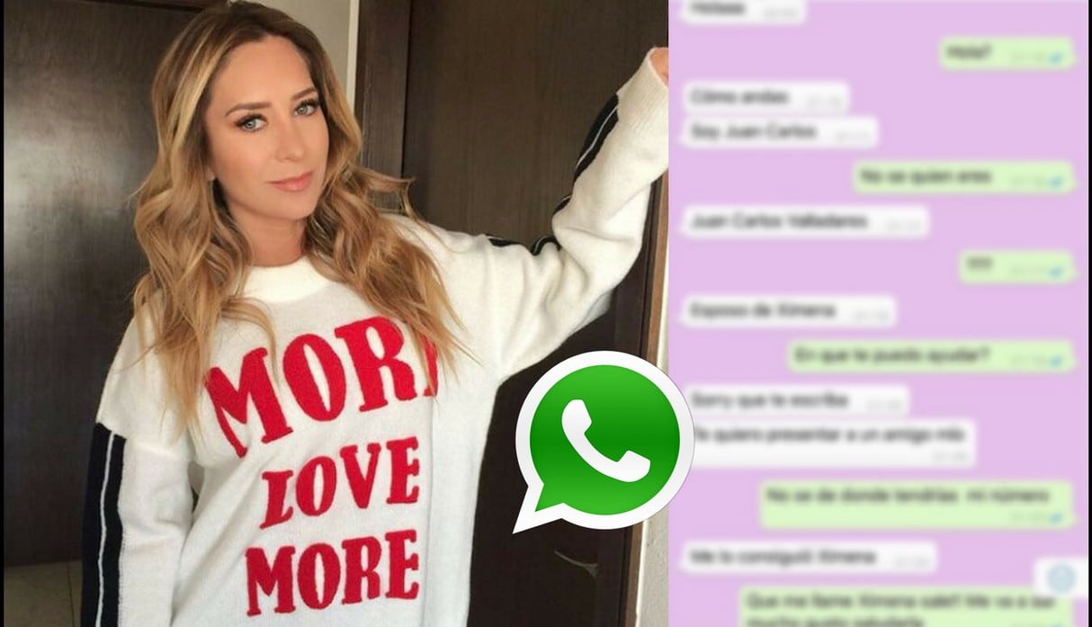 Geraldine Bazán revela acoso vía Whatsapp