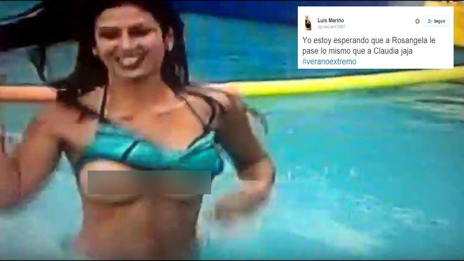 Tuiteros comentan ‘destape’ de Claudia Ramírez en ‘Verano Extremo’.