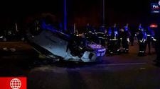 Tragedia en la Costa Verde: accidente provocado por auto que realizaba piques ilegales deja un muerto