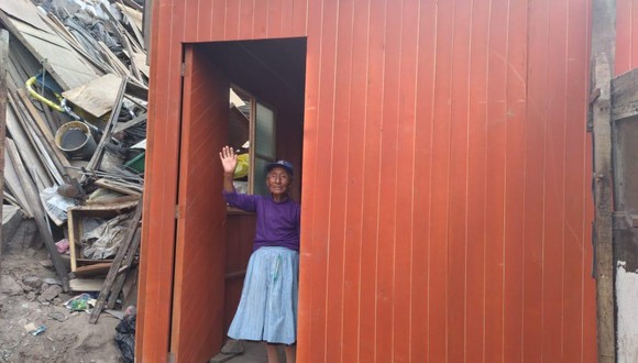 Cinco familias en extrema pobreza podrán vivir cómodamente en sus nuevas casas prefabricadas. (Foto: Municipalidad de La Victoria)