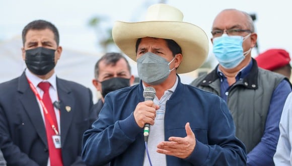 Presidente Pedro Castillo se pronunció respecto al retraso de vacunas que fue relacionado con la renuncia del excanciller Héctor Béjar. (Foto: GEC)