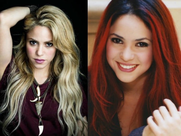 Shakira antes y después.