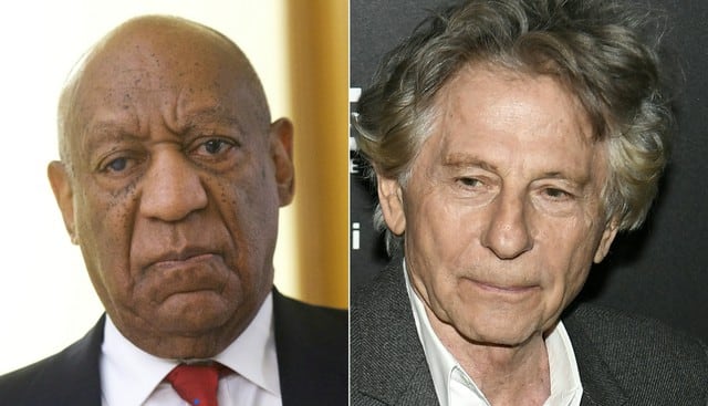 Bill Cosby y Roman Polanski son desterrados de la organización que entrega los Óscars al igual que el productor Harvey Weinstein. Fotos: AFP
