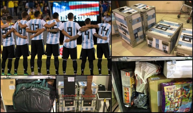 ¡Escándalo en selección argentina! Incautan baúles llenos de mercadería y acusan de contrabando a la AFA