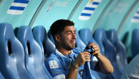 El llanto de Luis Suárez por la eliminación de Uruguay en Qatar 2022.