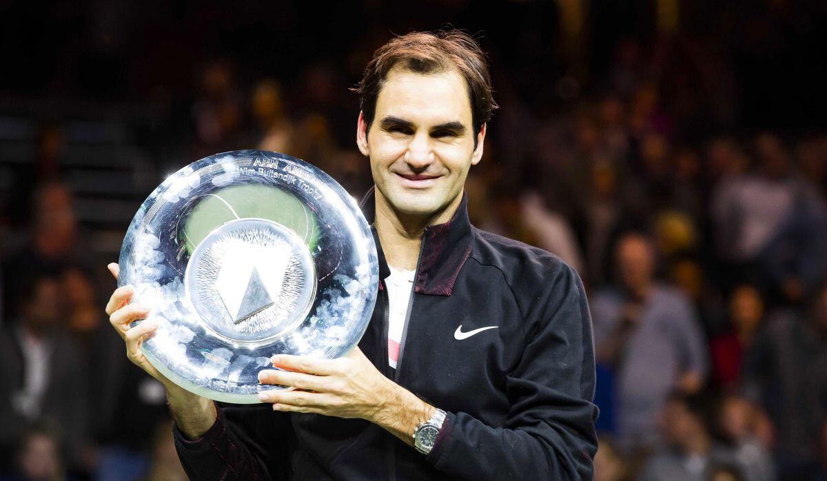 Roger Federer ganó el Abierto de Róterdam y sumó 97 títulos en su carrera | FOTOS