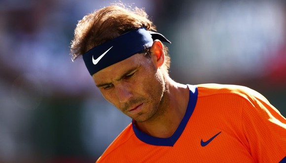 Rafael Nadal sufre de una fisura de estrés del tercer arco costal izquierdo. (Foto: AFP)