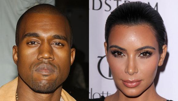 Kim Kardashian y Kanye West mantienen una distancia amistosa en el partido de baloncesto de su hija North.  (shutterstock)