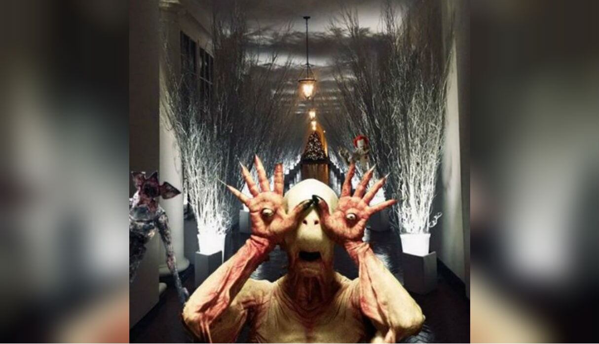 Memes decoración navideña de Melania Trump. Foto: Twitter