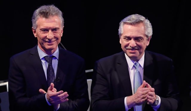 Mauricio Macri y Alberto Fernández se disputan el poder en Argentina. (Efe)