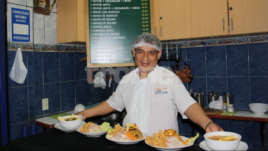 Carlos Gaspar, de ‘Entre las redes’, es uno de los chefs que se alista a conquistar paladares en la zona ‘Nuestra cocina del mar’ de Mistura 2016. (FOTOS: Isabel Medina / Trome)