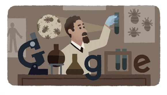 Celebran el 138º aniversario del nacimiento de Rudolf Weigl con un doodle. (Foto: Google)