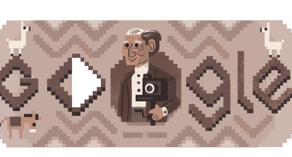 Google celebra con un doodle a Martín Chambi, el fotógrafo peruano más ilustre del mundo. (Foto; Google).