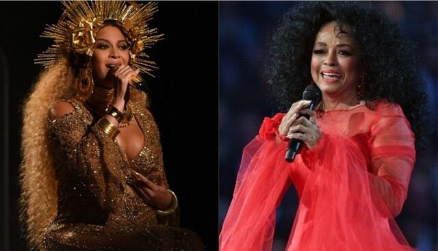Beyoncé emocionó a todos al cantarle “Happy Birthday” a Diana Ross. (Foto: AFP)