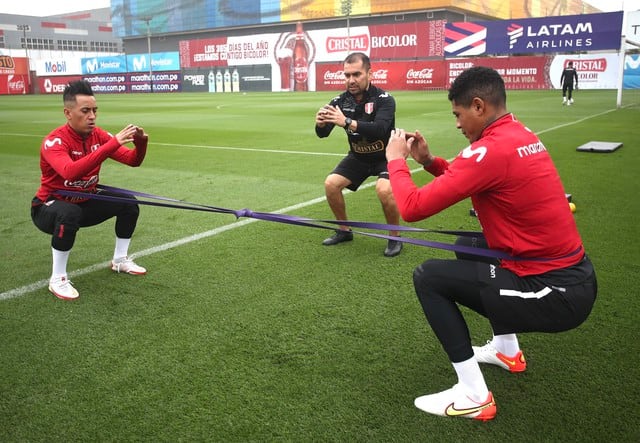 Christian Cueva se sumó a los entrenamientos a las órdenes de Ricardo Gareca. (Foto: Selección Peruana)