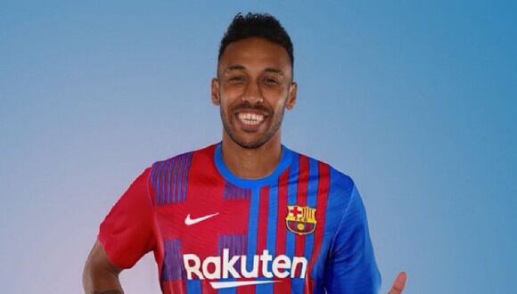 Pierre-Emerick Aubameyang ha firmado con el Barcelona hasta mediados de 2025. (FC Barcelona.com)