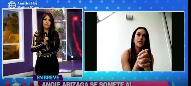 Angie Arizaga rompe en llanto al hablar de su familia