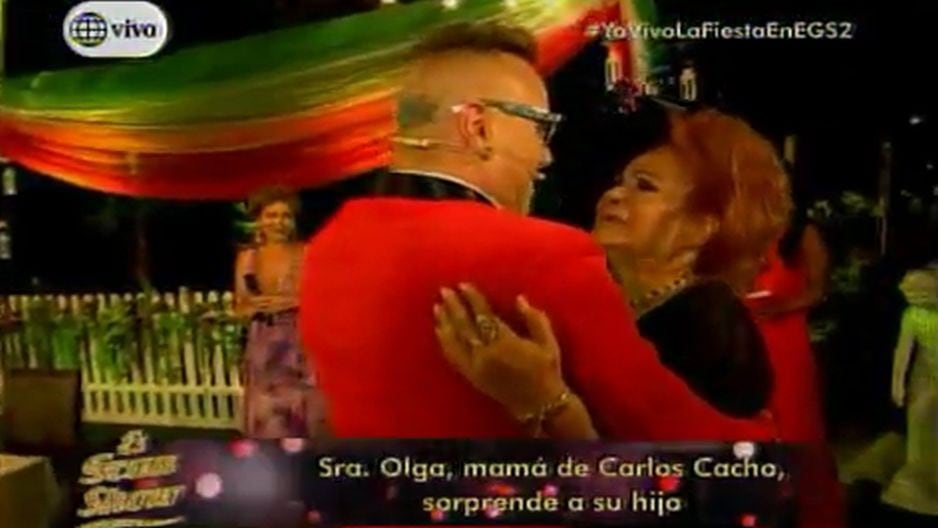 Carlos Cacho y la vez que su madre lo sorprendió en 'El Gran Show'