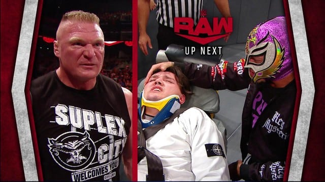 'La Bestia' Brock Lesnar atacó a Rey Mysterio y su hijo Dominick. (WWE/ Redes sociales)