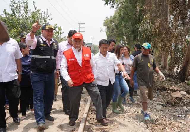 Piqué indicó que se reunirá con los alcaldes de Chosica y Chaclacayo para tomar medidas de evacuación y seguridad para los vecinos. (Foto: Twitter /Ministro de Vivienda)