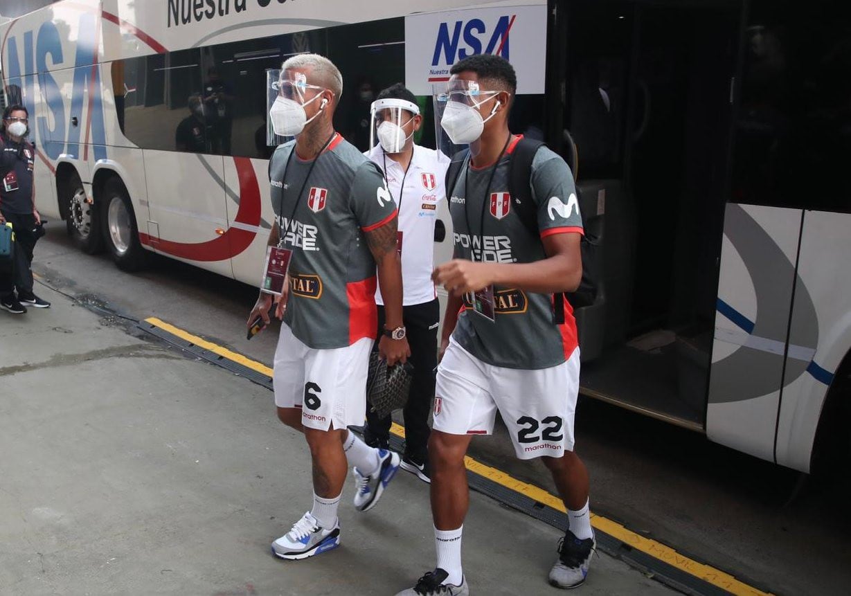 Perú vs. Paraguay: La Blanquirroja ya está en el Estadio Defensores del Chaco (Foto: FPF)