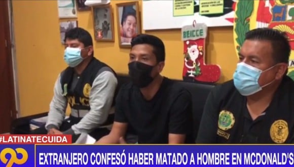 El venezolano William Martínez Robles confesó ante la Policía el crimen de Isaac Hilario Huamanyalli. (Latina)
