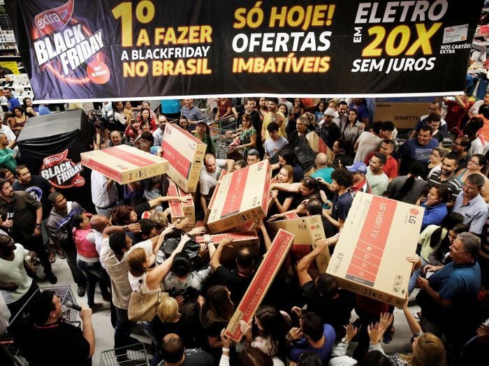 Uno de los productos más comprados en Brasil fueron los televisores de pantalla plana. fuente: REUTERS