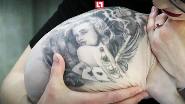 Ruso llenó de tatuajes a su gato. (Life.ru)