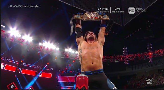 AJ Styles venció a Rusev (WWE)