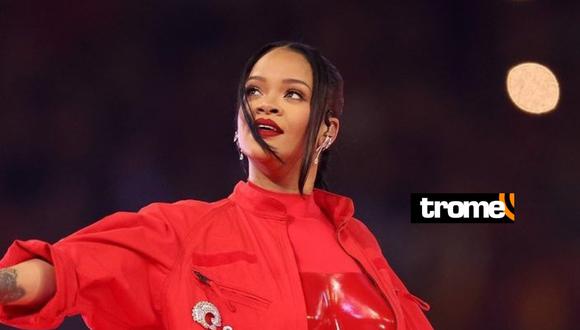 Revive todo lo que dejó el espectáculo de Rihanna en Halftime show del Super Bowl 2023. FOTO: AFP