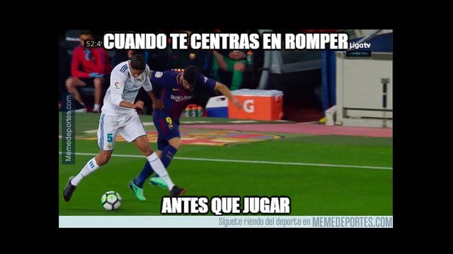 Memes del clásico español Barcelona vs. Real Madrid. (Fotos: memedeportes.com)