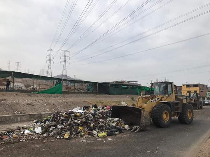 Jorge Muñoz supervisa recojo de 300 toneladas de basura en SJM (Fotos: Municipalidad de SJM/Difusión)