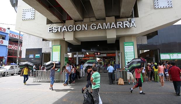 Se cerró estación del Metro de Lima en Gamarra por cierre del emporio comercial. También se suspendió el servicio alimentador del Metropolitano a Gamarra. (Foto: GEC)