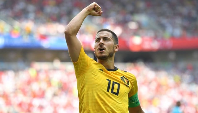 Goles de Eden Hazard a Túnez por el Mundial Rusia 2018
