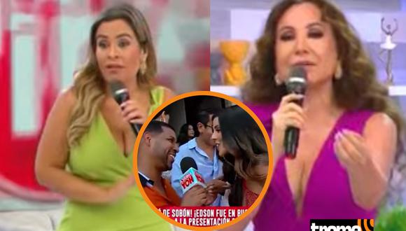 Edson Dávila logró entrevistar a Luciana Fuster y sus compañeras reaccionan: “Sobón”. (Foto: Instagram).
