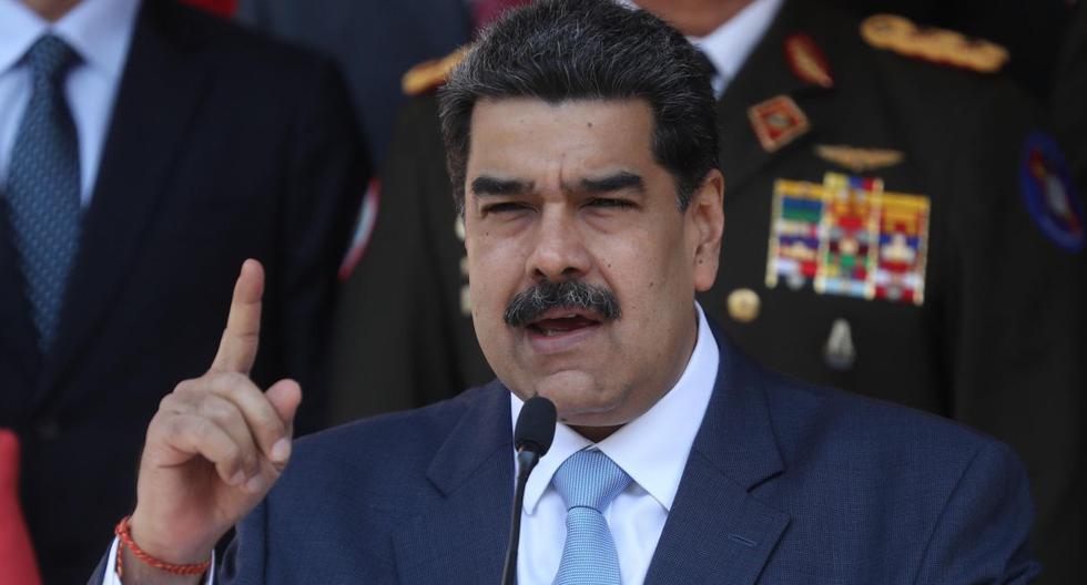Nicolás Maduro se expresa durante una rueda de prensa este jueves en Caracas. (EFE).