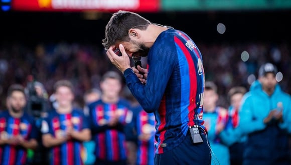 Así fue la despedida de Gerard Piqué. (Foto: FC Barcelona)