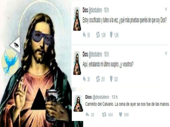 Usuario de Twitter muestra su lado más sarcástico por Semana Santa. “Dios tuitero” cuenta con más de 300 mil seguidores.