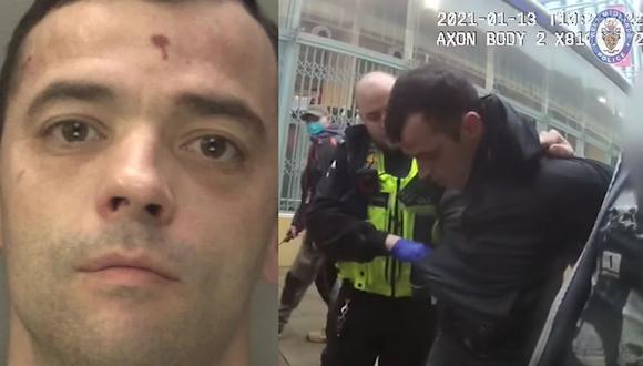 La propia policía de Birmingham ha calificado de “idiota” el accionar del fugitivo, quien llevaba meses eludiendo a las autoridades (Foto: West Midlands Police)