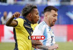 VER Argentina vs. Ecuador: A qué hora empieza partido por cuartos de final de Copa América