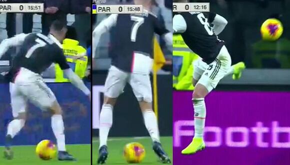 Juventus vs Parma: Jugada de Cristiano Ronaldo (Video: ESPN) (Trome)