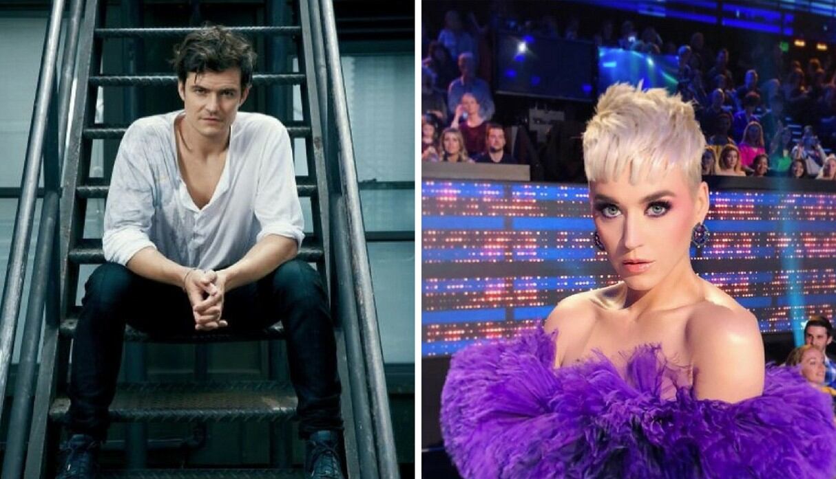 Katy Perry y Orlando Bloom (Fotos: Instagram)