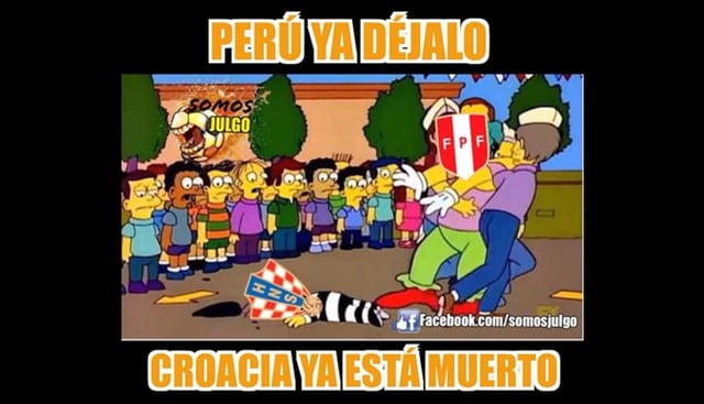 Perú logró vencer a Croacia 2-0 y comenzó la gran batalla de memes en las redes sociales.